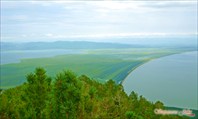 Вид на перешеек полуострова